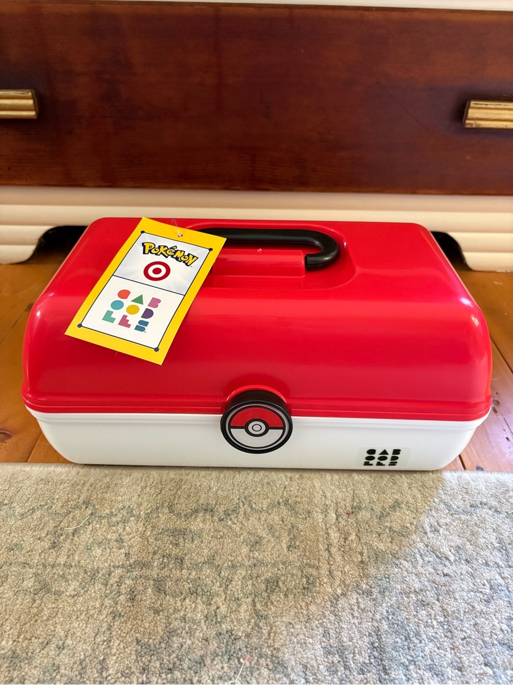 Pokémon x Target PokéBall Caboodle Storage Case - Red & White